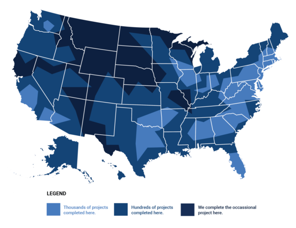 Paintzen coverage map